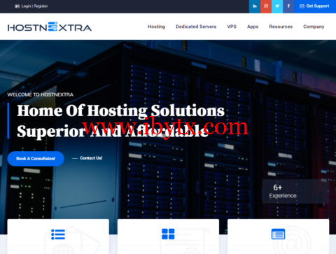 HostnExtra：美国独立服务器，北卡机房，2*L5420/16G内存/2TB SATA/30TB流量/1Gbps带宽，$70.00/月起，另可选洛杉矶/达拉斯/迈阿密机房-博悦天下
