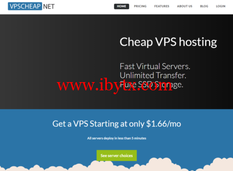 VPSCheap：美国达拉斯机房vps，2核/512MB内存/30GB SSD/不限流量/100Mbps带宽，$3.75/半年-博悦天下