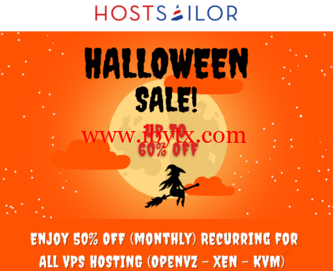 #万圣节优惠#HostSailor：全场vps，月付5折，年付4折，低至$1.99/月起，可选荷兰/罗马尼亚/美国机房-博悦天下