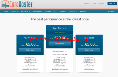 eurohoster：荷兰机房独立服务器，2*E5-2620v4/32GB内存/1TB HDD/100TB流量/1Gbps带宽，€74.54/月-博悦天下