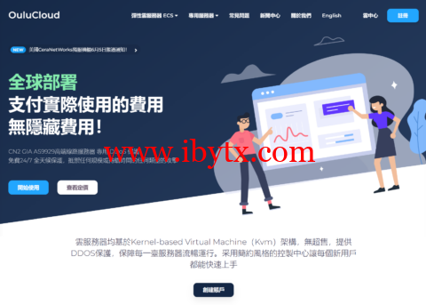 OuluCloud（欧路云）：三周年庆典，服务器全场六折，$2.99/月起，可选CN2 GIA/9929中国优化/200G高防-博悦天下