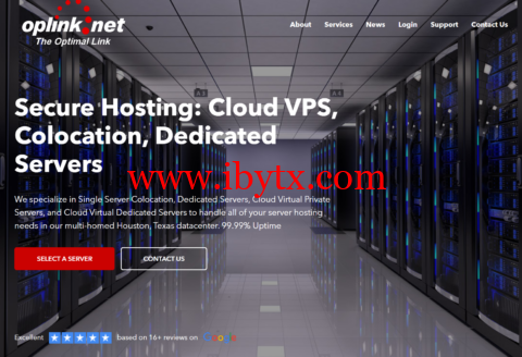 OpLink：休斯顿机房AMD Ryzen高性能vps，2核/4GB/250GB NVMe/16TB@10Gbps，$4.95/月-博悦天下