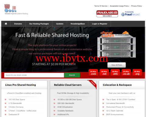 #圣诞促销#rhc-hosting：英国vps，7折优惠，2核/1GB内存/10GB SSD硬盘/500GB流量/1Gbps端口，$2.09/月起-博悦天下