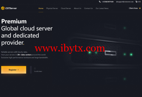 #推荐#cstserver：香港/日本/洛杉矶EPYC云服务器低至1.5/月，中国优化裸机E5/16G低至9.8/月！10G带宽不限流量仅979起！-博悦天下