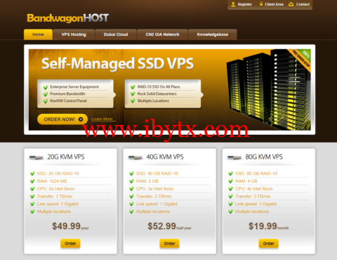 搬瓦工(Bandwagon) MINICHICKEN 稀缺套餐补货：1GB内存/20G SSD/1TB流量，$19/年，手慢无-博悦天下