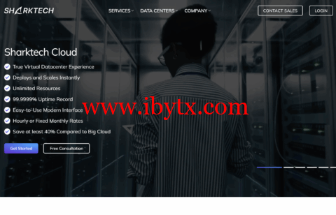 Sharktech：2核/4GB/40GB NVMe/4TB@1Gbps/免费60Gbps防御，$47.7/年，可选洛杉矶/丹佛/拉斯维加斯/荷兰等机房-博悦天下