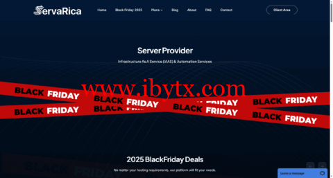 Servarica：加拿大vps，2核/8GB/250GB NVMe/8TB@10Gbps或250M不限流量，$5/月-博悦天下