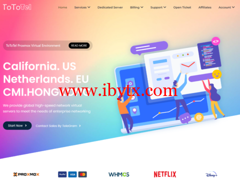 ToToTel：庆祝CeraNetwroks香港网络升级为CMIN2网络，支持4K，$40/年，限速不限流量(支持3日原路退款)-博悦天下