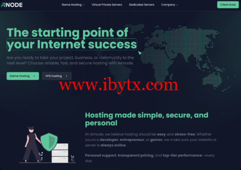 AirNode：荷兰vps，6折优惠，2核/2GB/30GB NVMe/10TB流量/1Gbps带宽，€1.99/月-博悦天下