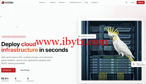 Onidel：重磅上线新加坡/悉尼大硬盘VPS，1核/1GB内存/20G SSD+1000G HDD/1TB流量/1Gbps带宽，$33/年起-博悦天下