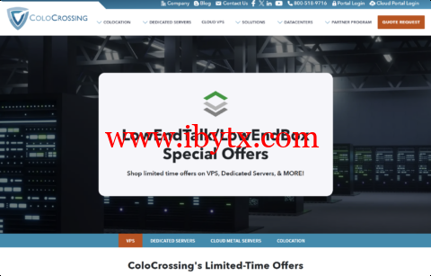ColoCrossing：超值促销，美国 VPS / 裸机云服务器 5 折，低至 $1.97 / 月起-博悦天下